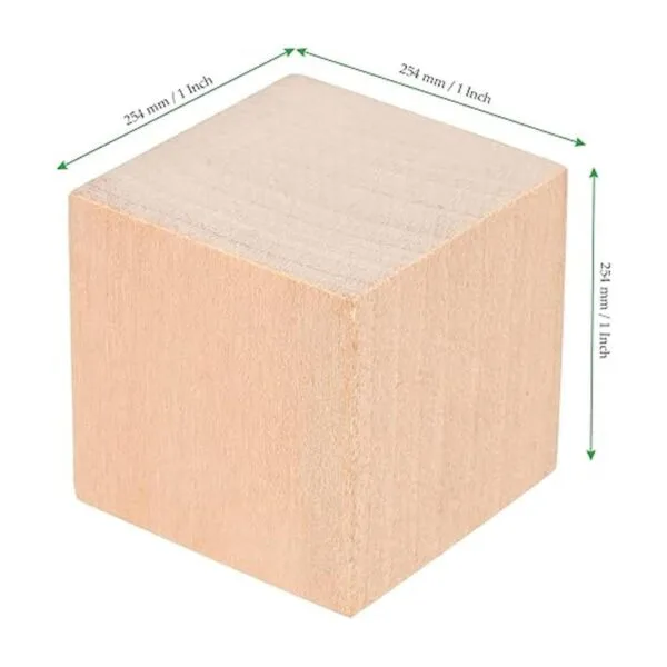 MAHIONG 200 cubos de madera de 1 pulgada bloques de_2