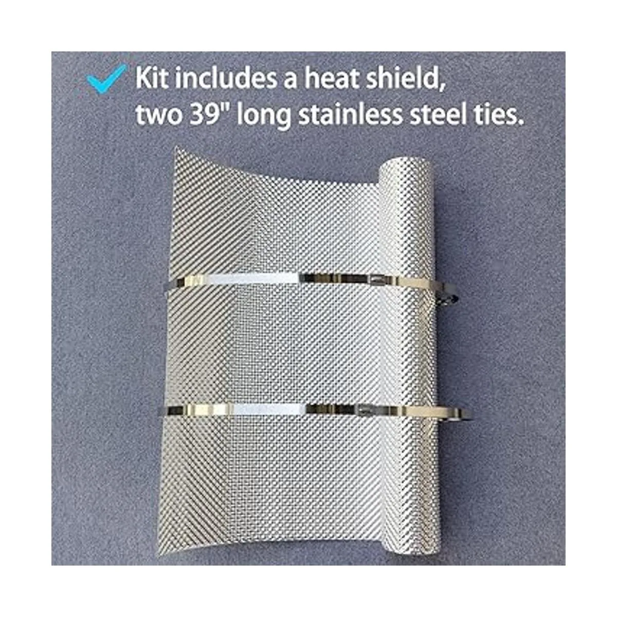 Peastorm Escudo térmico de escape escudo de aluminio en_6