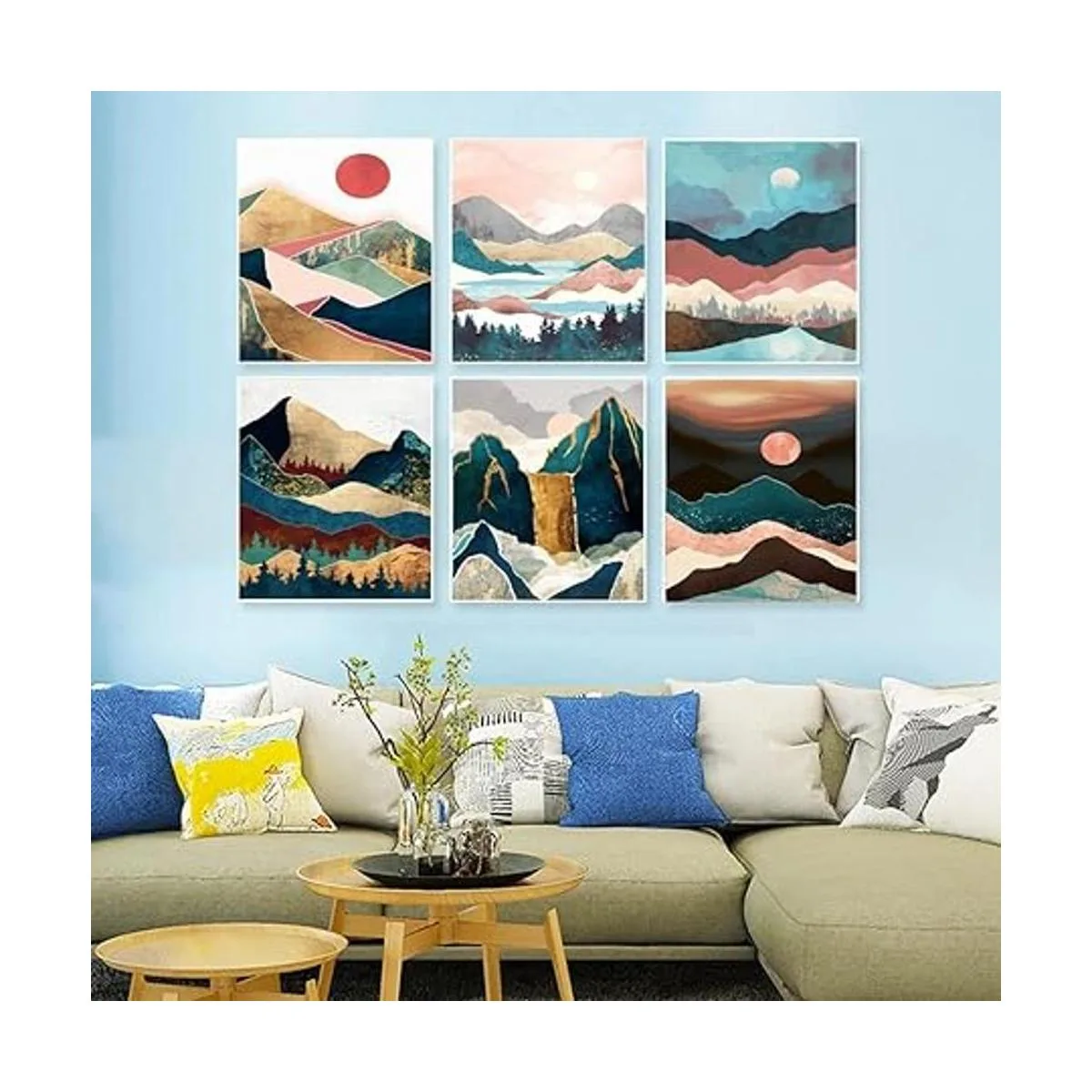 LFMU Paquete de 6 kits de pintura de diamante para_2