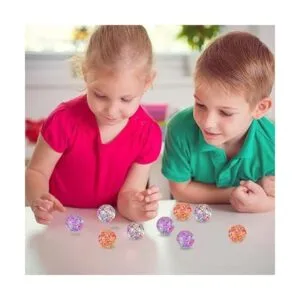 ArtCreativity Sparkle Spot Juego de 12 bolas de rebote_5