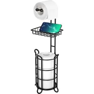 Soporte de papel higiénico independiente para baño color_1