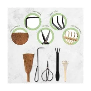 BambooMN Bonsai Juego de herramientas 5 piezas_3