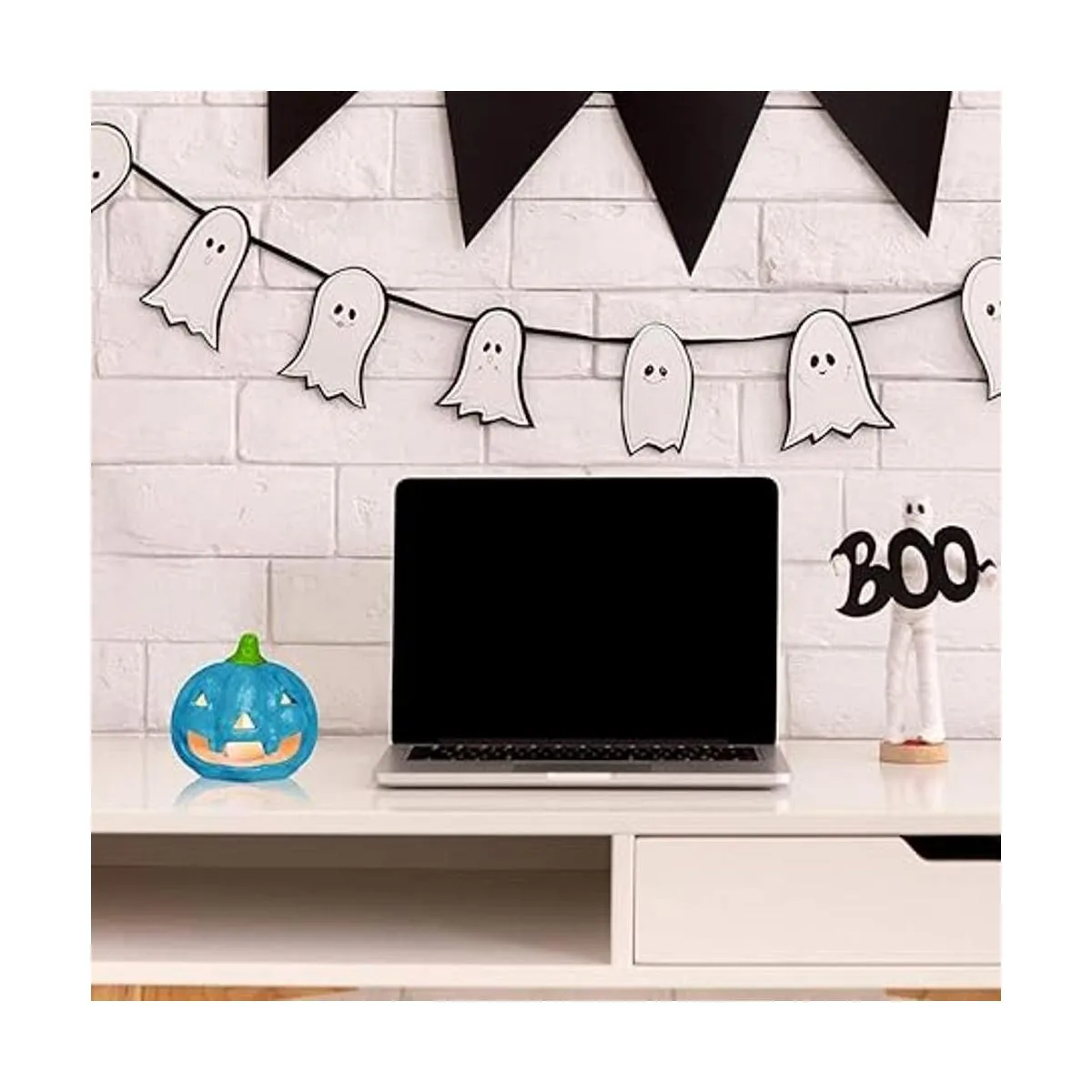 Winlyn 6 juegos de calabazas de cerámica para bricolaje_7