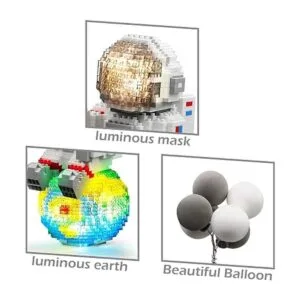 Mini juegos de construcción de astronauta juego de_4