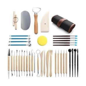 Herramientas de arcilla 40 piezas de herramientas de_2