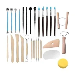 Herramientas de arcilla 40 piezas de herramientas de_3