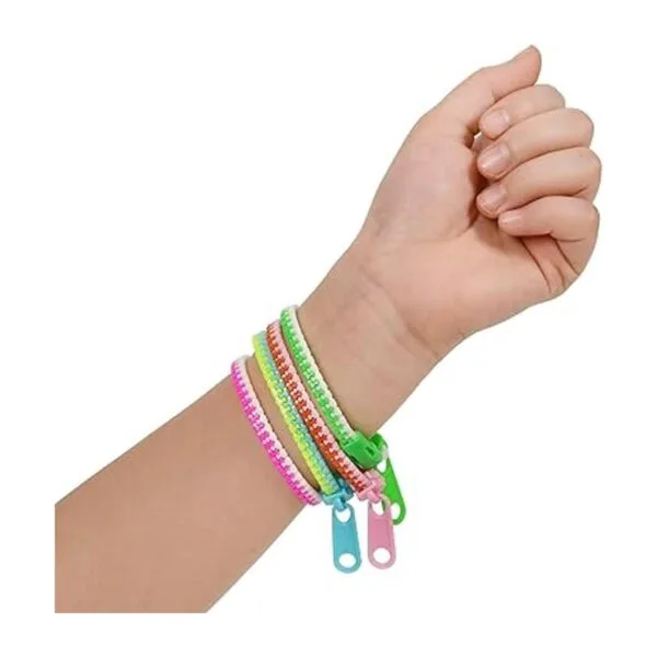 Paquete de 150 pulseras con cremallera pulseras de_4