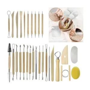 Herramientas de arcilla 40 piezas de herramientas de_5