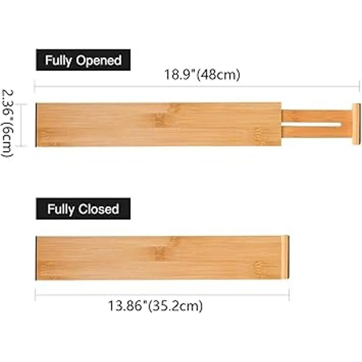 Utoplike 4 separadores de bambú para cajones de cocina_3