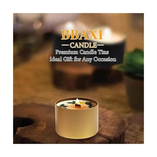 BBAXI 24 latas de velas de 8 onzas tarros de velas vacíos_7