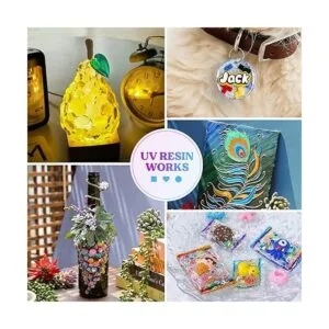 LETS RESIN Resina UV 7.05 oz de alta viscosidad kit de_5