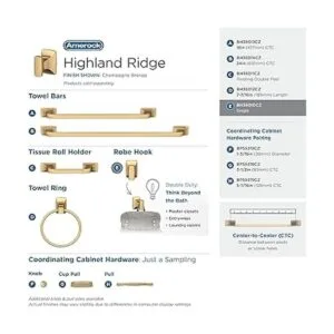 Highland Ridge Gancho de transición de bronce champán_4