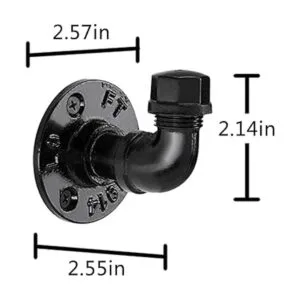 Pynsseu Pynsseu Paquete de 6 ganchos para tubería_2