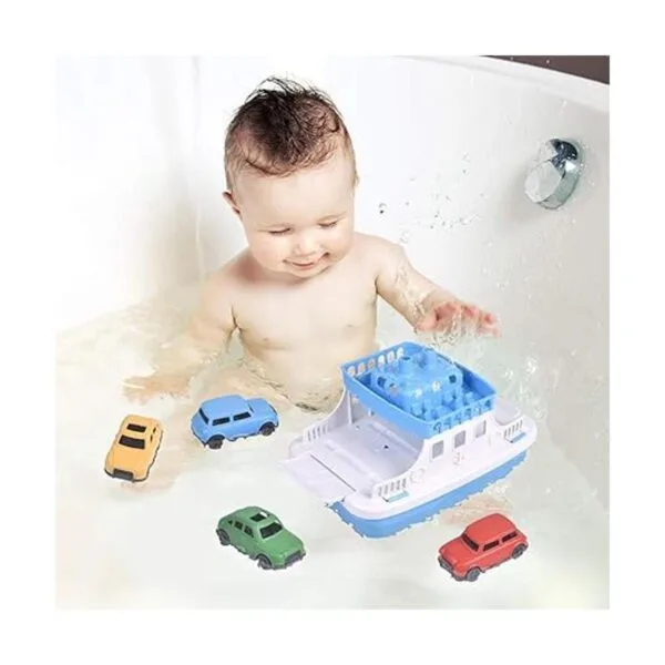 FUN LITTLE TOYS Juguetes de baño de barco de juguete para_4