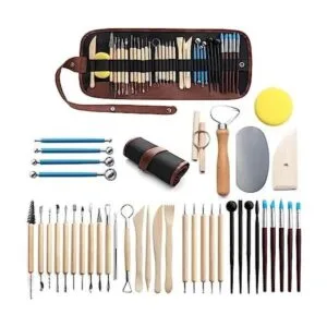 Herramientas de arcilla 40 piezas de herramientas de_1