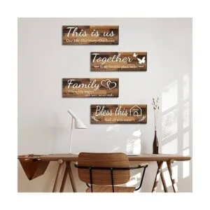 4 letreros de decoración de pared para el hogar THIS IS_3