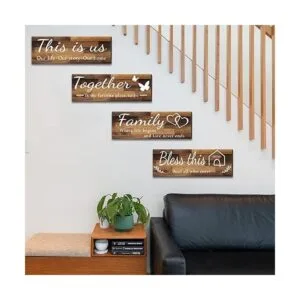 4 letreros de decoración de pared para el hogar THIS IS_2