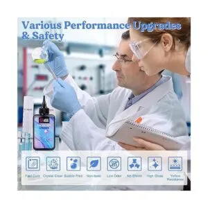 LETS RESIN Resina UV 7.05 oz de alta viscosidad kit de_3