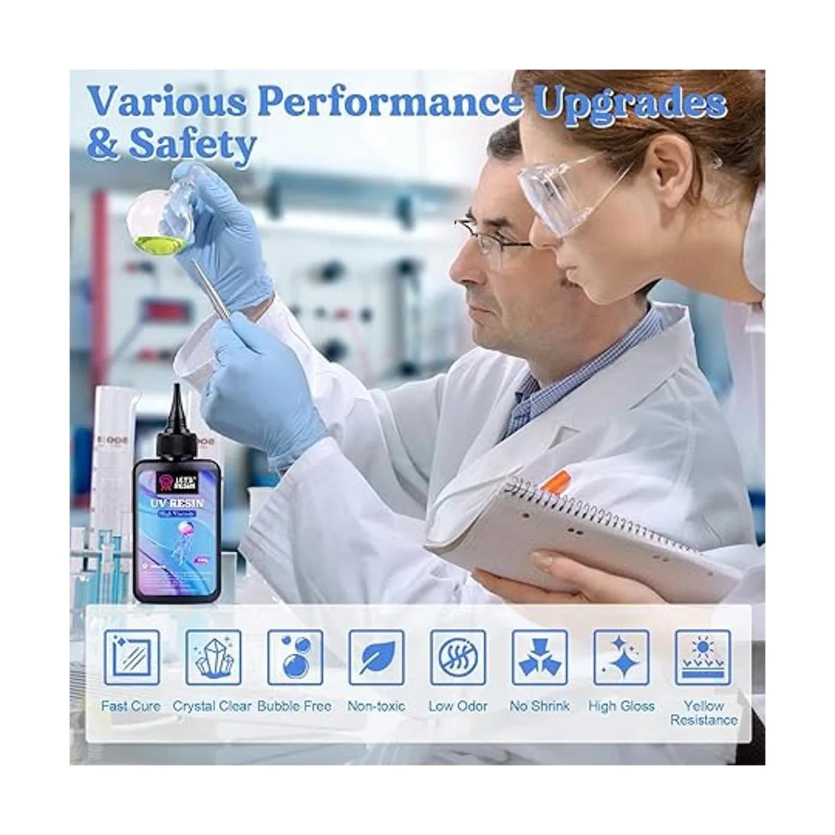 LETS RESIN Resina UV 7.05 oz de alta viscosidad kit de_3