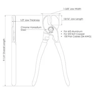 Jonard JIC63050 Cortador de cables de alto apalancamiento_3