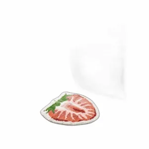 Linda alfombra de baño de fresa con forma de fruta_1