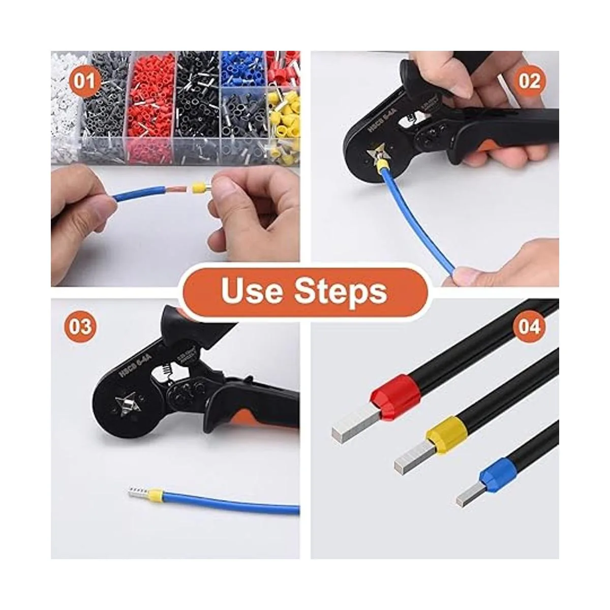 Preciva AWG237 Kit de herramientas de crimpado de virola_4