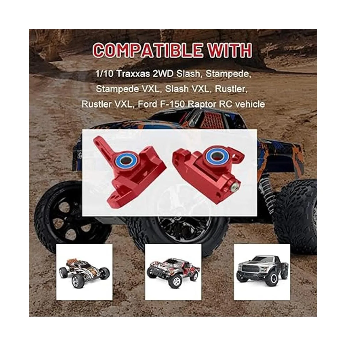 OGRC Juego de bloques de rueda delantera de aluminio y_4