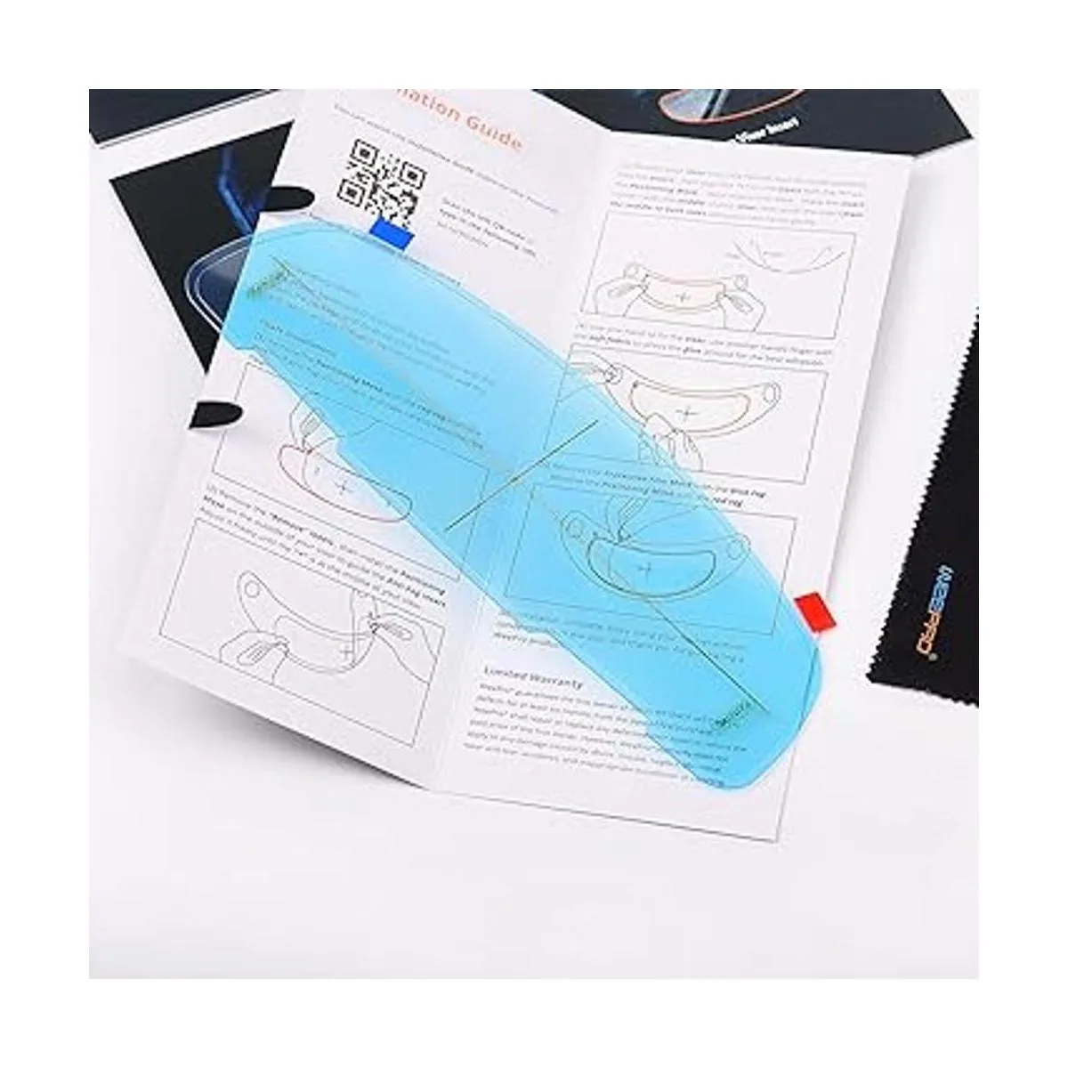 Película protectora antivaho para casco compatible con_3