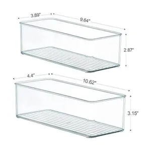 Paquete de 8 cubos organizadores de cajones de plástico_6