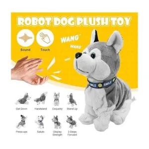 Juguete electrónico de peluche de perro con control de_2