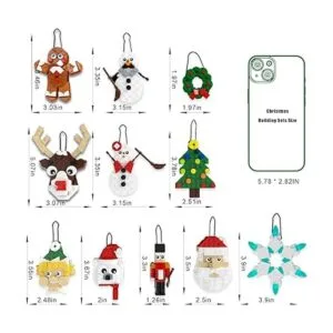 Juego de construcción de adornos para árbol de Navidad_5