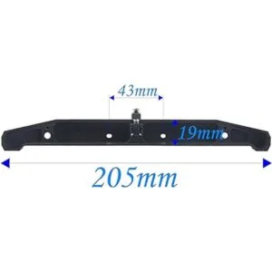 Vgoohobby Parachoques trasero RC con luces grilletes_5