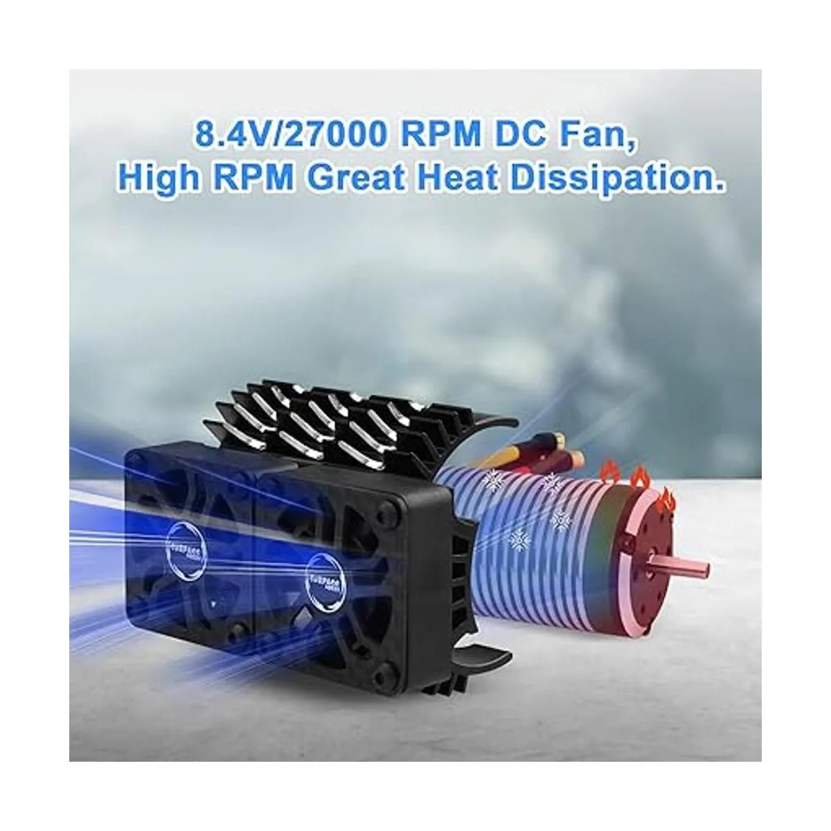 Los ventiladores de refrigeración de motor RC superan el_2