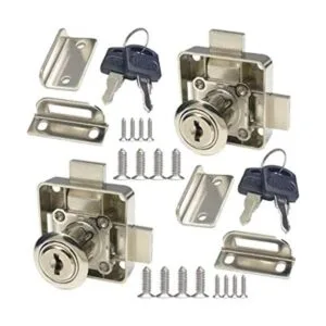 Cerradura de gabinete de doble puerta con llave igual_1