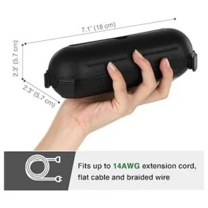 Paquete de 6 fundas de seguridad para cables de extensión_3