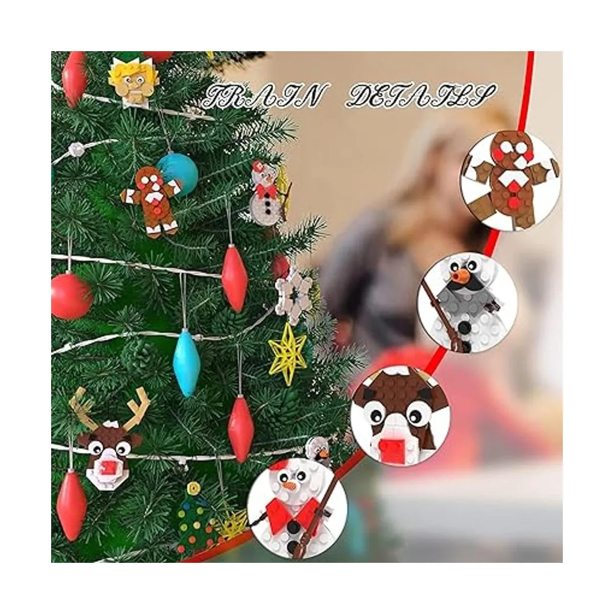 Juego de construcción de adornos para árbol de Navidad_3