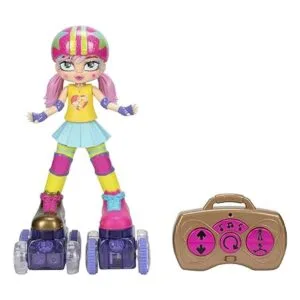 Rock N Rollerskate Muñeca Rainbow Riley Muñeca de_3