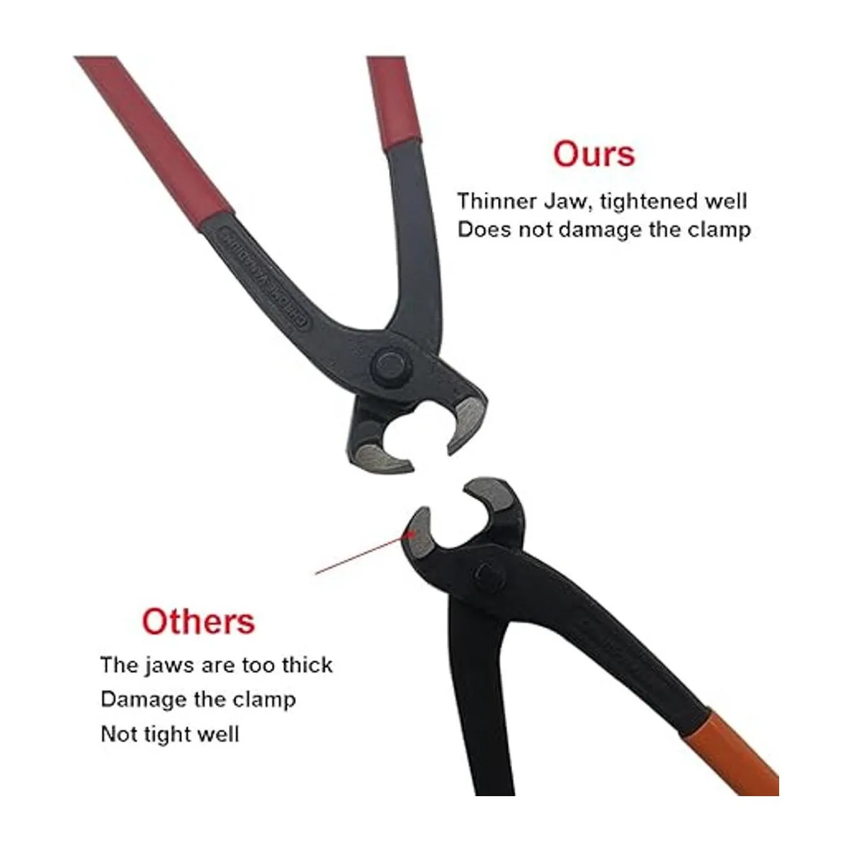 Alicates de abrazadera de oreja con 12 piezas de_4