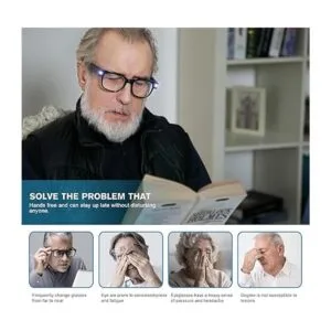 OuShiun Lentes de lectura LED recargables por USB lentes_3