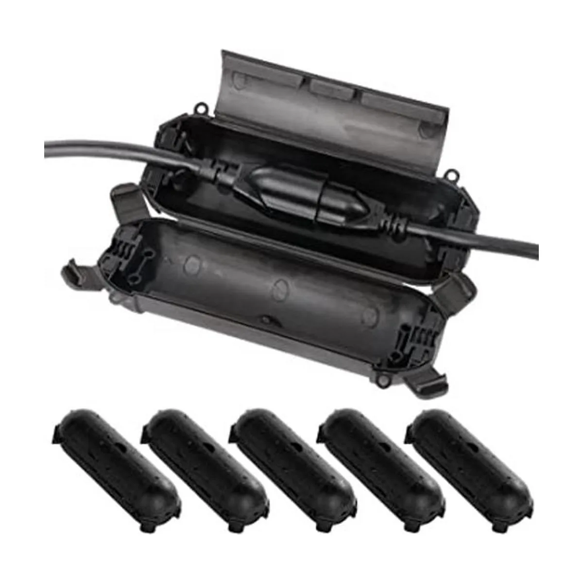 Paquete de 6 fundas de seguridad para cables de extensión_1