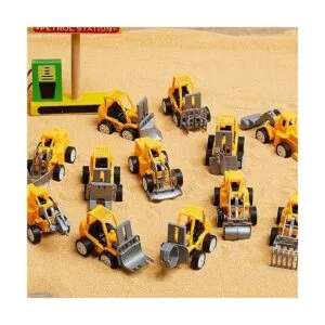 36 piezas de camiones de ingeniería de construcción_5