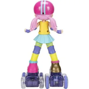 Rock N Rollerskate Muñeca Rainbow Riley Muñeca de_5