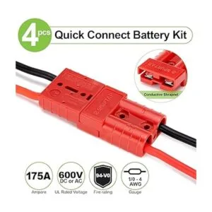Spurtar Batería de 175 A desconexión rápida 4 conectores_3