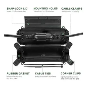 Paquete de 6 fundas de seguridad para cables de extensión_2