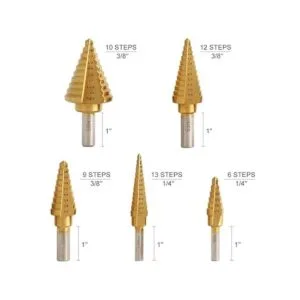 COMOWARE HSS Broca escalonada de titanio._2