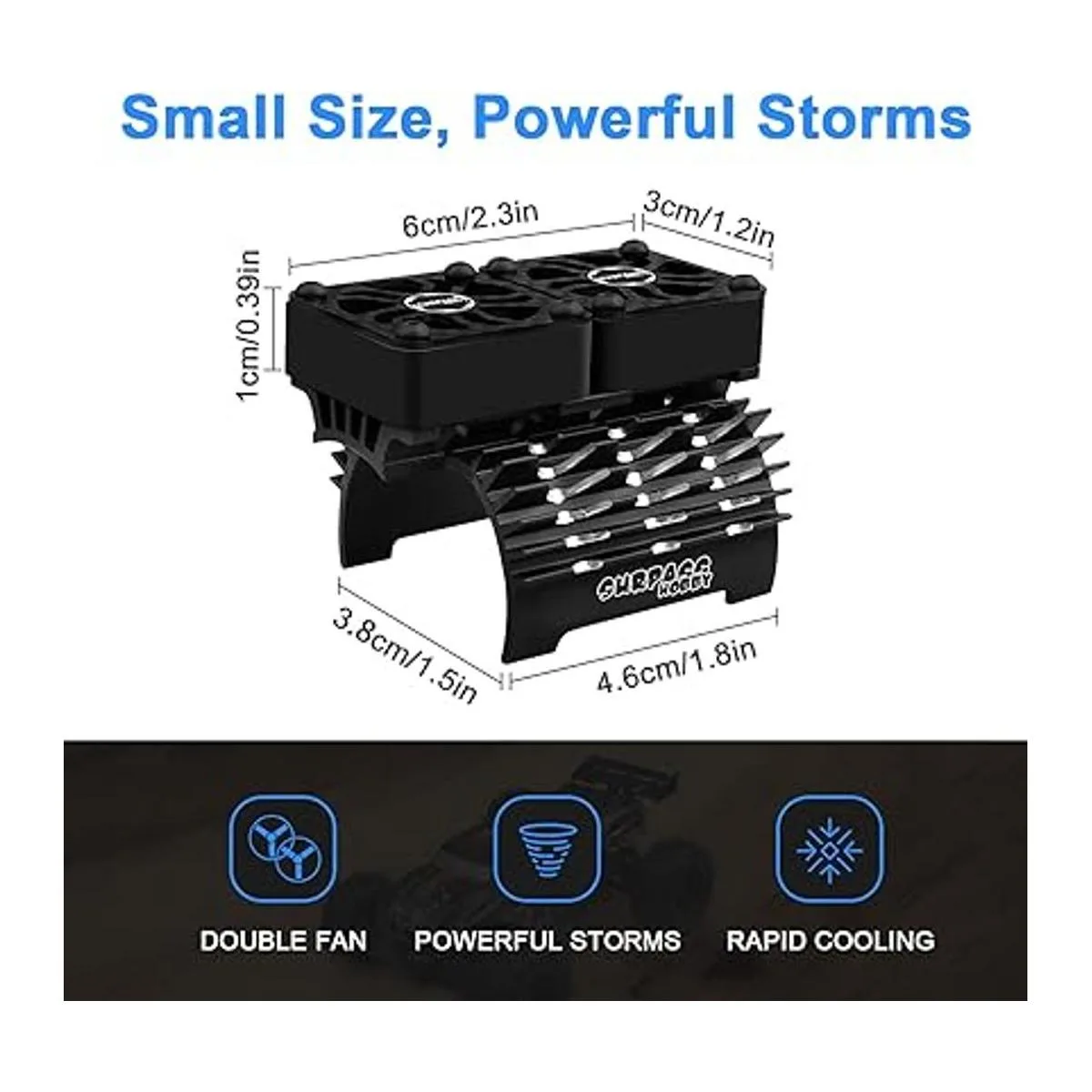 Los ventiladores de refrigeración de motor RC superan el_7