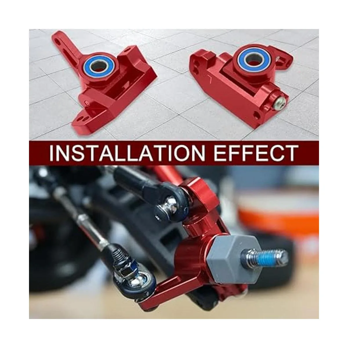 OGRC Juego de bloques de rueda delantera de aluminio y_5