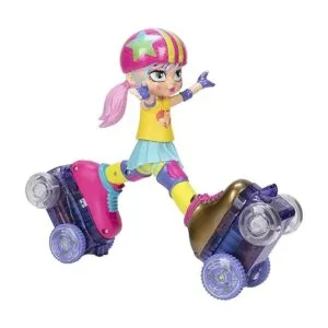 Rock N Rollerskate Muñeca Rainbow Riley Muñeca de_4