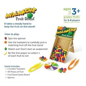 Learning Resources Juego Avalanche Fruit Stand_6