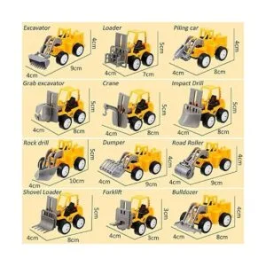 36 piezas de camiones de ingeniería de construcción_2